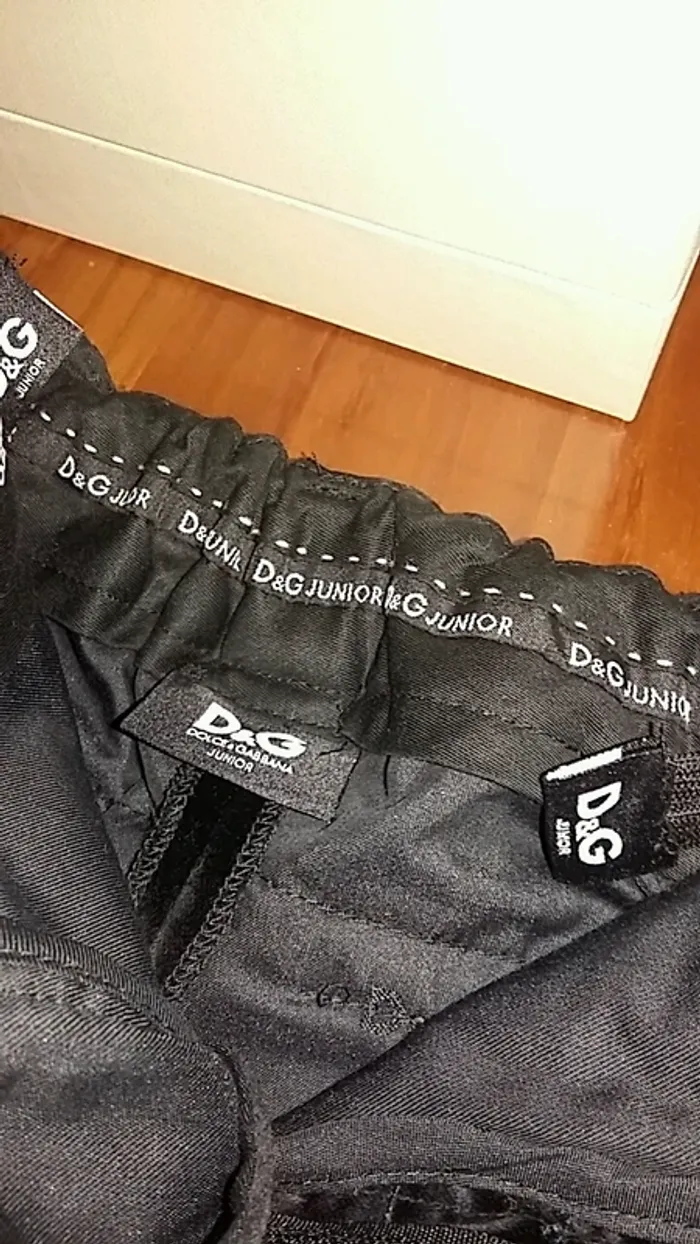 Pantalon velours habillé fille D&G - photo numéro 3