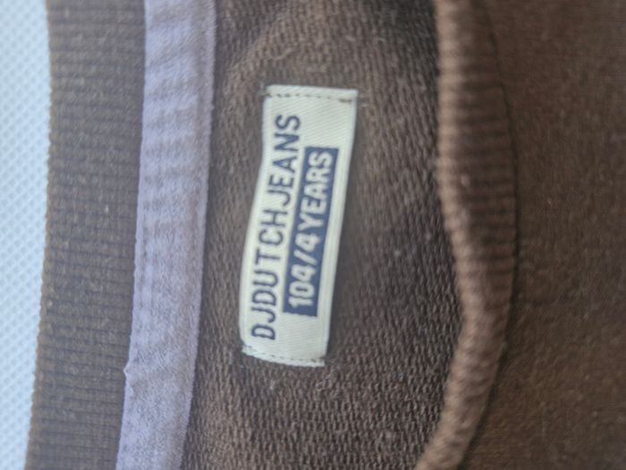 Pull 4 ans Djdutch jeans Beige violet marron - photo numéro 4