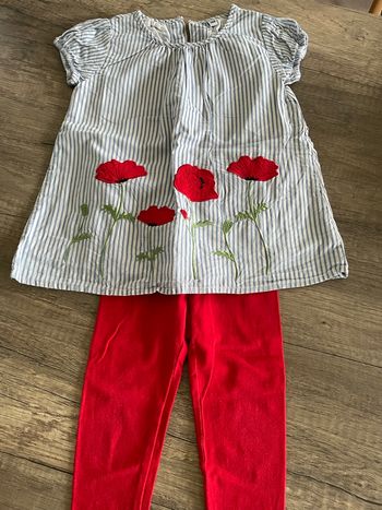 Ensemble mi-saison Fille -18M-