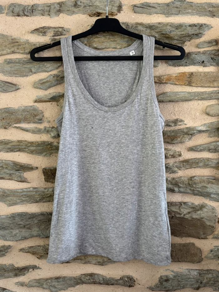 Débardeur gris taille XS
