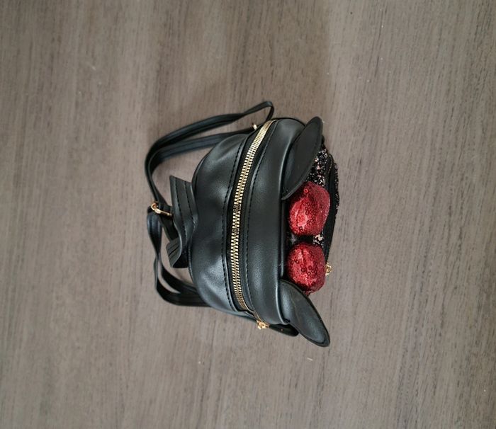 Petit sac a dos paillettés oreilles de Minnie - photo numéro 4
