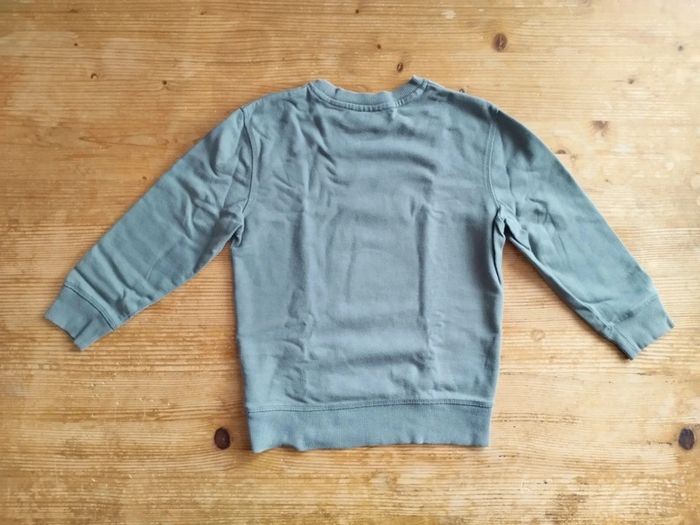 Sweat kaki imprimé géométrique – Pocopiano – 6 ans – TBE - photo numéro 2