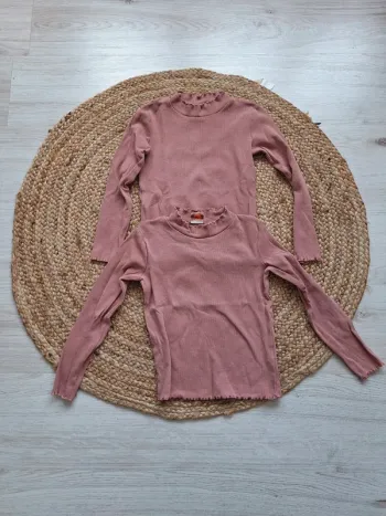 Lot de sous-pull rose TAO 8 ans 128 cm