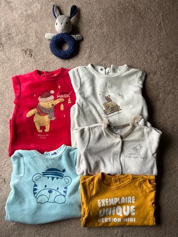 Lot pyjama une pièce 3 mois