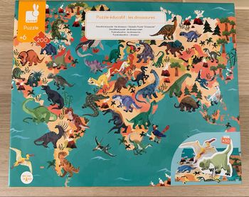 Puzzle éducatif dinosaures Janod