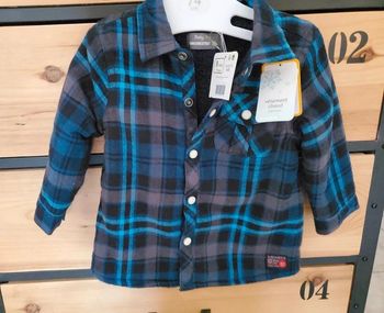 Surchemise à carreaux polaire Orchestra toute neuve