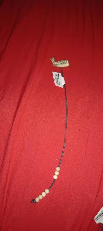 Marque page en bois motif.baleine sans marque