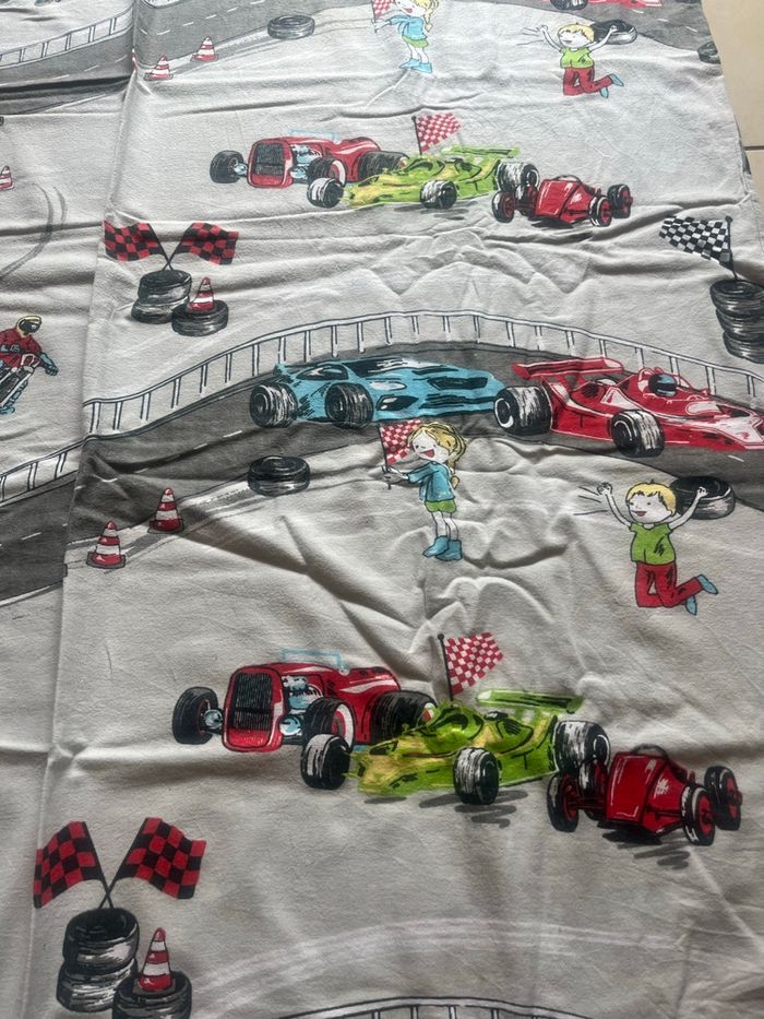 Housse de couette polaire Enfant circuit