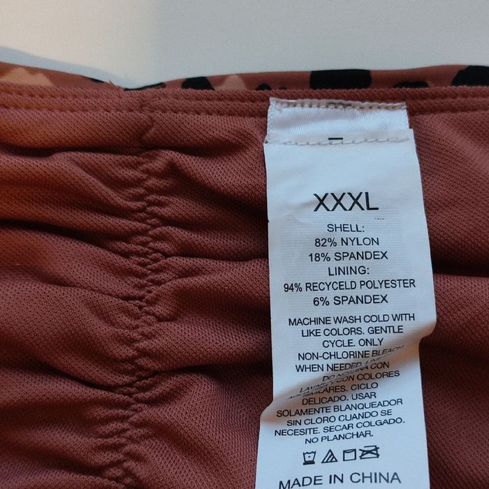 Culotte de maillot de bain marron pour femme de taille 3XL - photo numéro 4