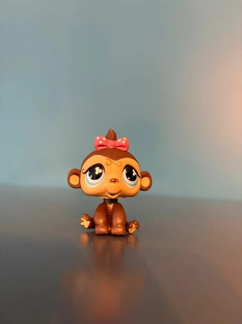 Singe avec noeud rose LPS #501