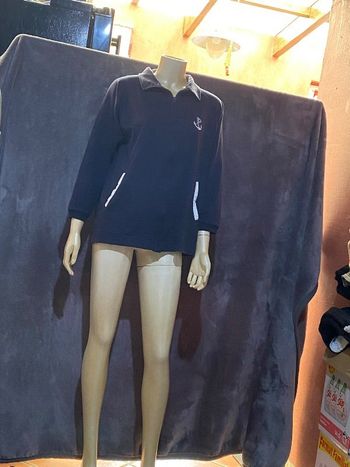 Veste bleu marine bleu bonheur taille 44