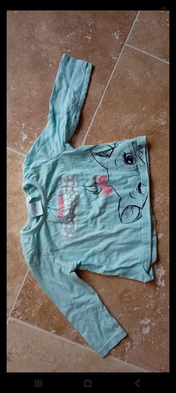 Tee shirt 12 mois marie aristochat