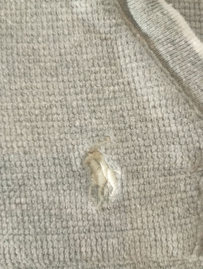 Hoodie Polo Ralph Lauren gris – Taille M – Très bon état - photo numéro 2