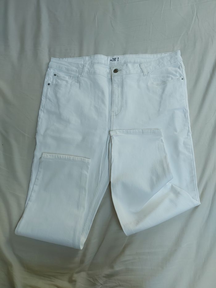 Jean slim blanc T46/28