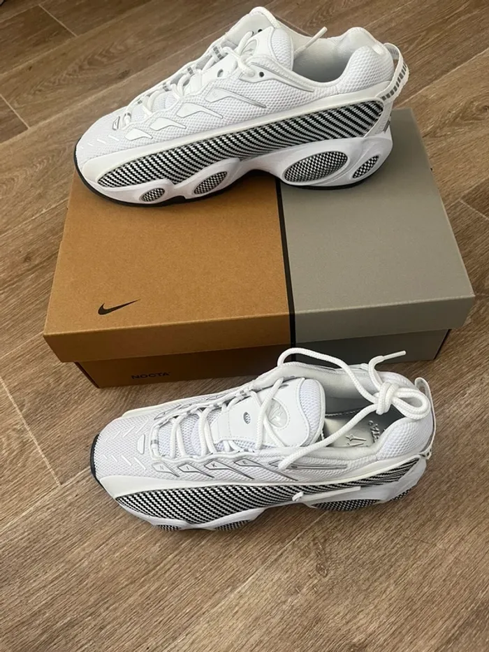 Nike NOCTA Glide White/Black – Sneakers édition limitée – T.42 - photo numéro 3