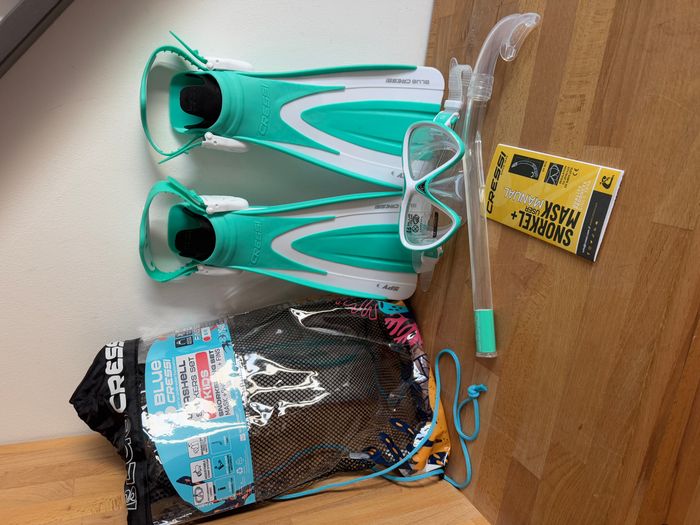 Ensemble masque + palmes + tuba CRESSI Neuf - photo numéro 2