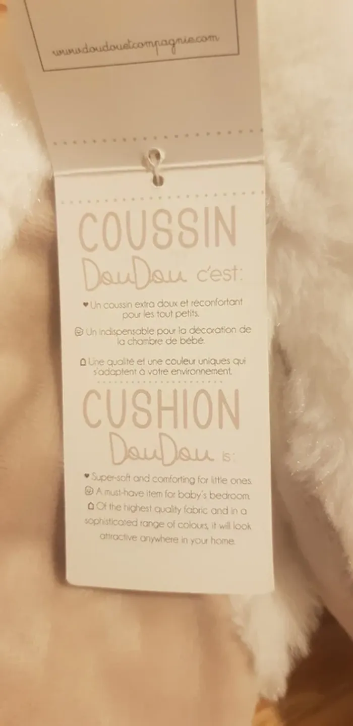 Coussin chien Doudou & Compagnie - photo numéro 4