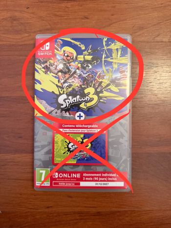 Splatoon 3 Jeu Nintendo Switch neuf