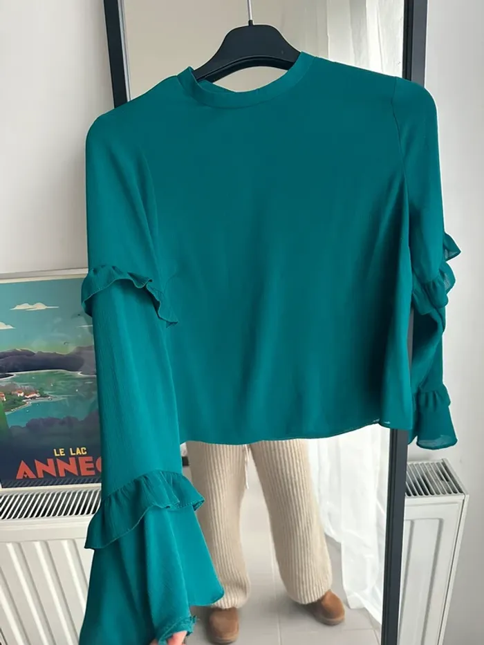 Blouse primark verte