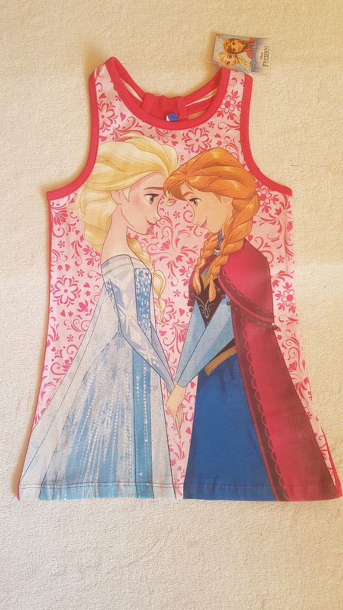 robe La reine des neiges rose disney