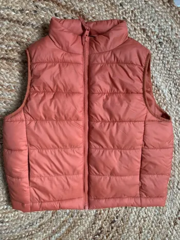 Doudoune sans manches orange Tissaia 6 ans parfait état