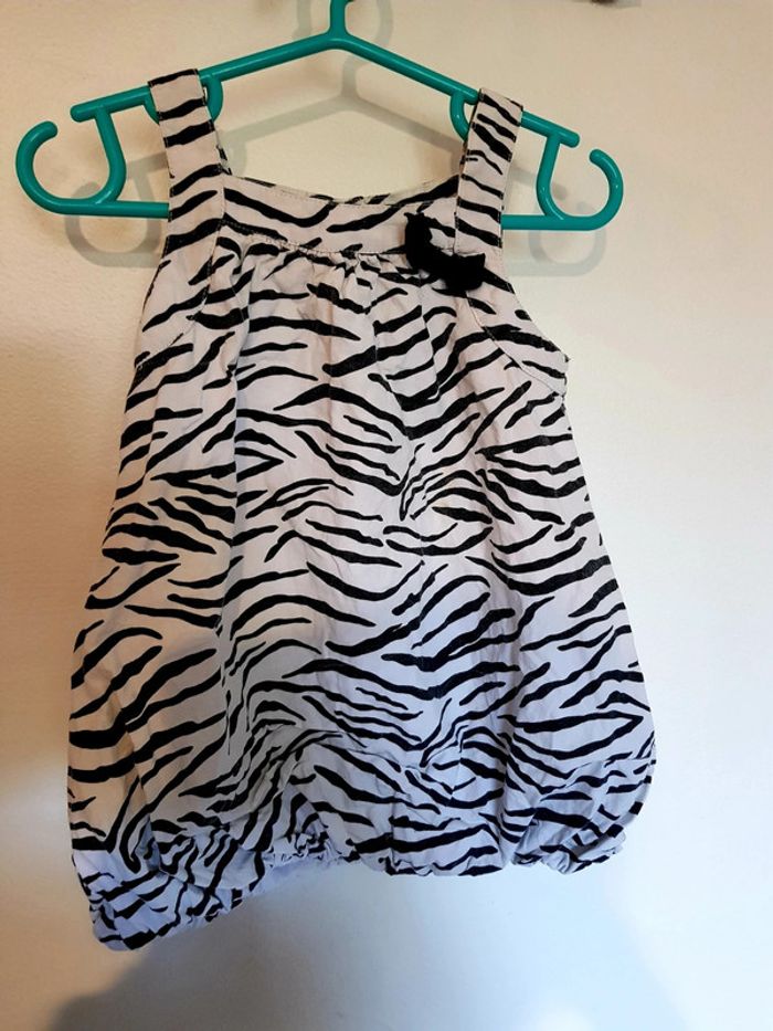 robe zèbre 1 an
