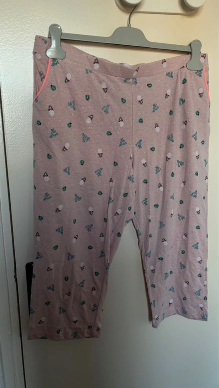 Pantalon de pyjama 3/4 Etam taille XL en très bon état