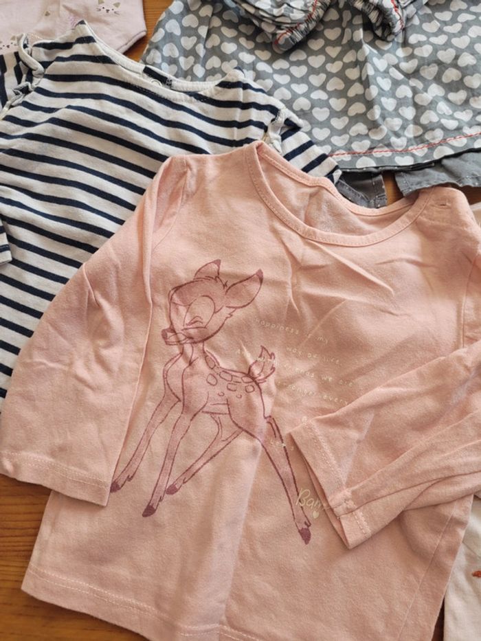 Lot 6 t-shirts / blouses - photo numéro 3