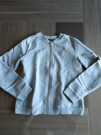 Gilet zipper fille 10 ans