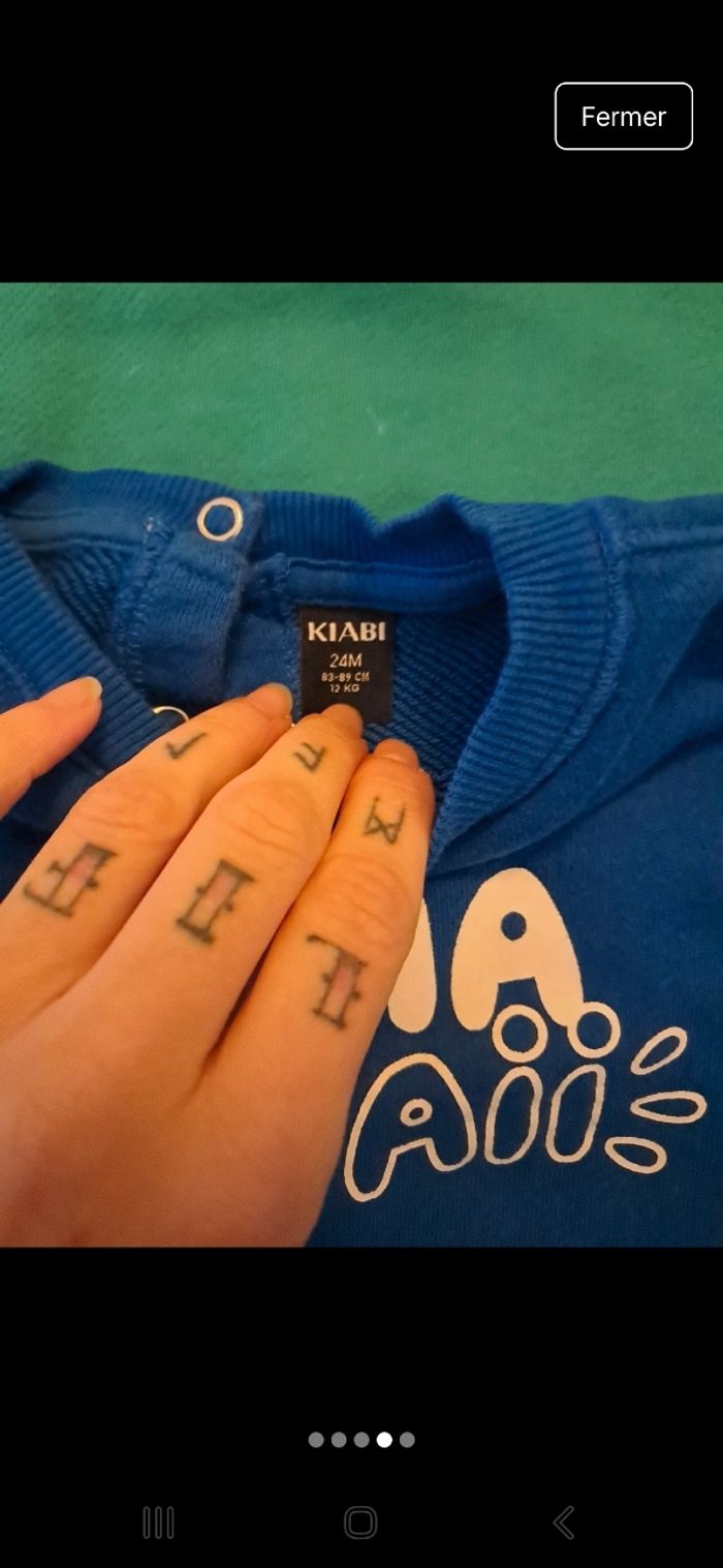 Lot 2 sweat 24 mois - photo numéro 4