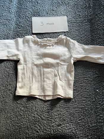 Pull beige 3 mois