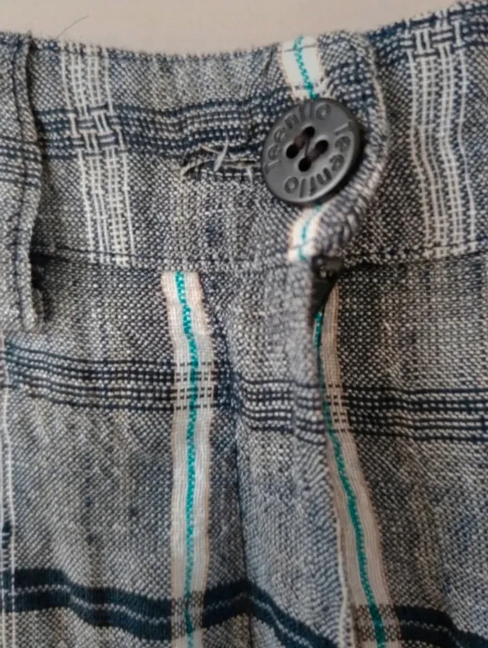 Pantalon Teenflo vintage neuf, jamais porté, taille haute, 70% lin - photo numéro 5