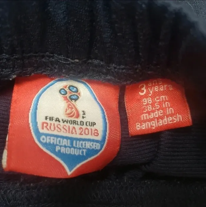 Short Équipe de France foot taille 3 ans - photo numéro 5