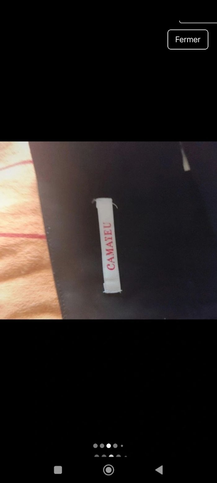 Jupe noire Camaïeu taille 40 - photo numéro 3