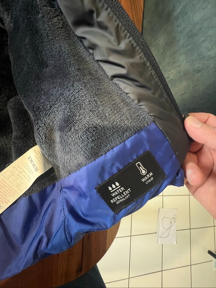 Blouson hiver ikks bleu 2 ans - photo numéro 3