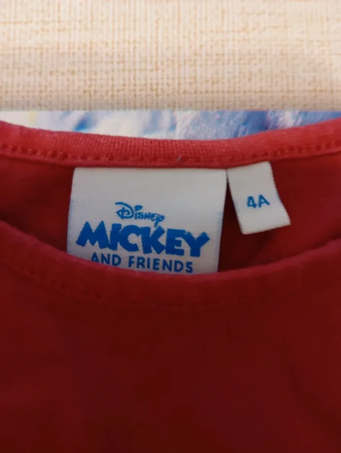Tee shirt Minnie manches longues taille 4 ans - photo numéro 4