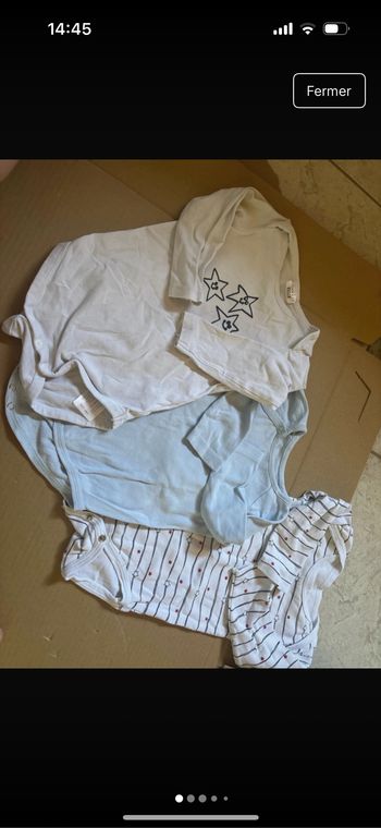 Lot de body / bodies pour bébé en taille 12mois