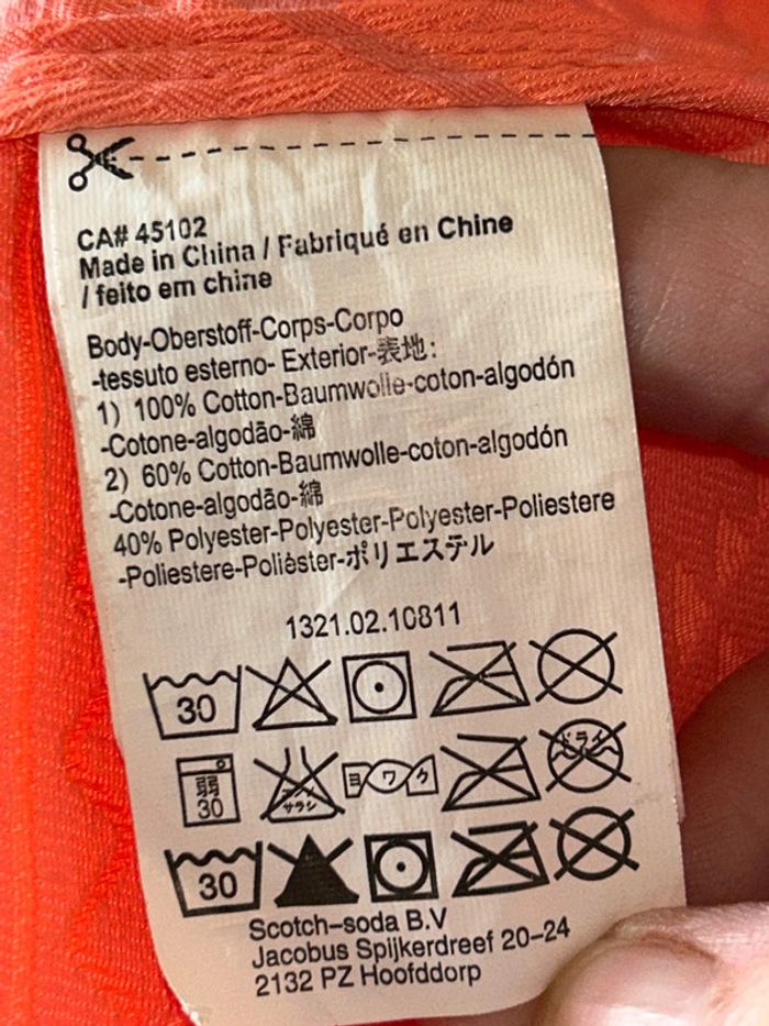 Magnifique veste corail 40 Maison Scotch - photo numéro 12