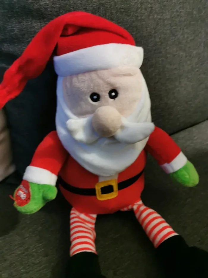 Peluche père Noël - photo numéro 2