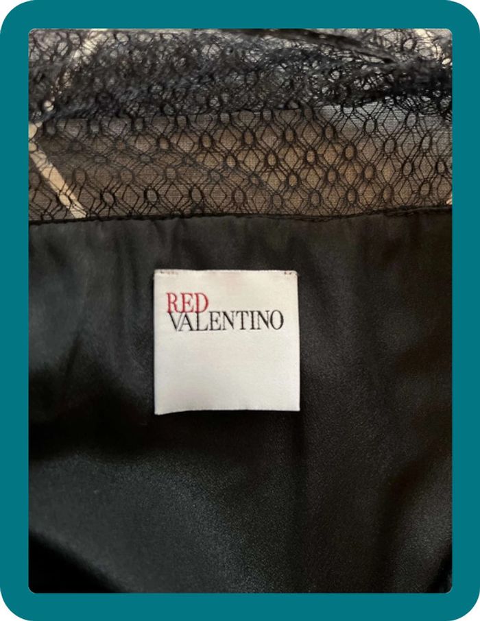 Robe jersey et dentelle à poches invisibles taille S - Red Valentino - photo numéro 5