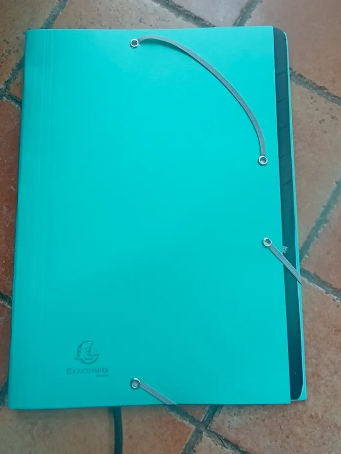 Lot grand classeur et chemise trieur exacompta - photo numéro 3