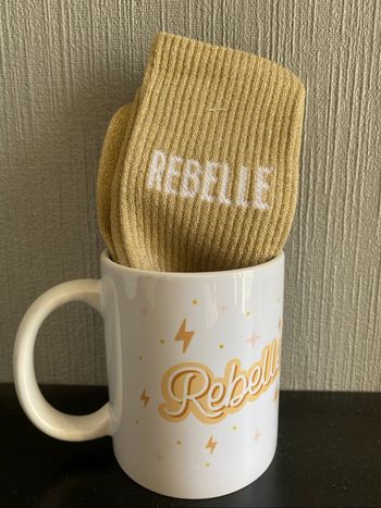 Tasse et chaussettes