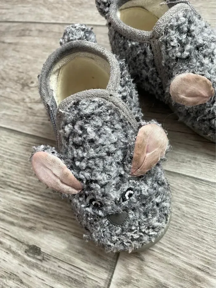chaussons pantoufles souris  little mary pointure 18 - photo numéro 2