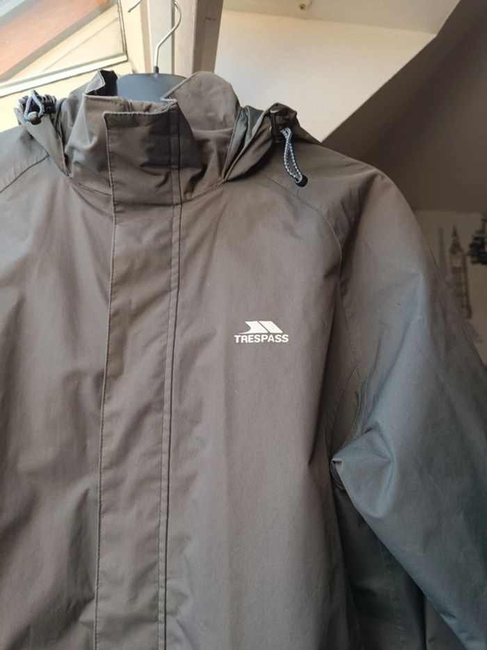 Imperméable trespass gris - photo numéro 2