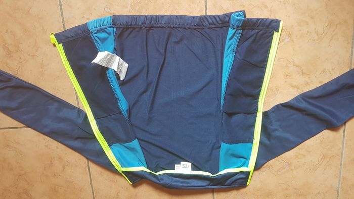 Veste de survêtement garçon 8 ans bleue ITS - photo numéro 6