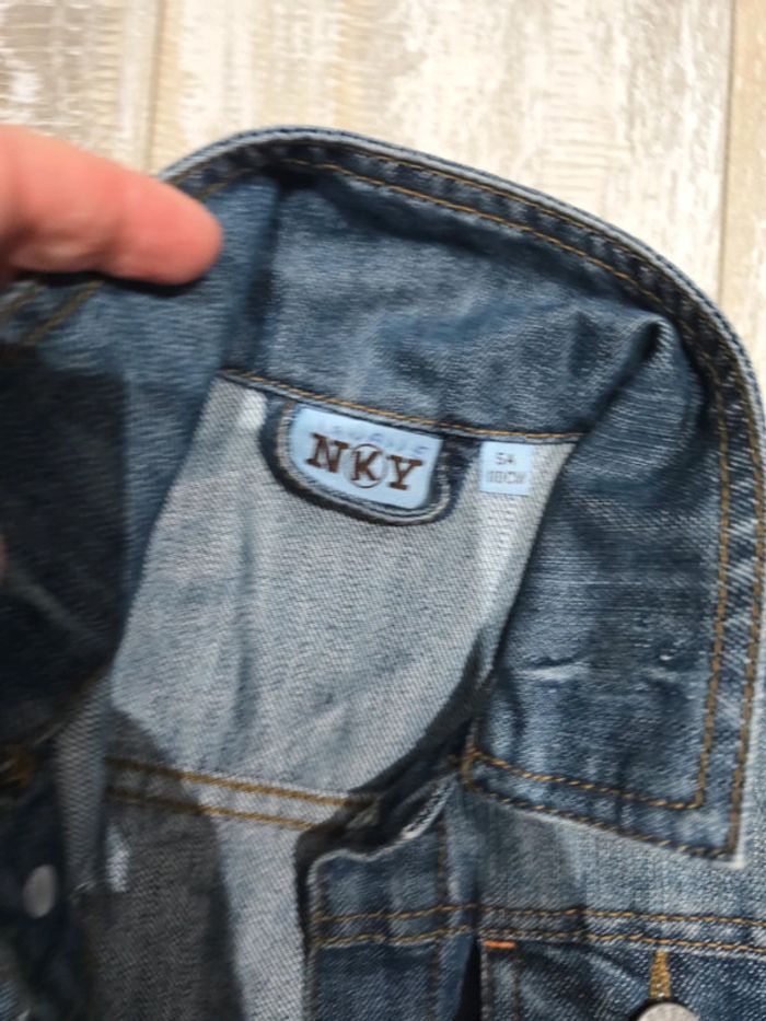 Veste en jeans #orianablgarcon5ans - photo numéro 2