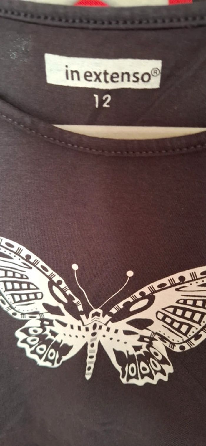 T-shirt ml fille 12 ans - photo numéro 3