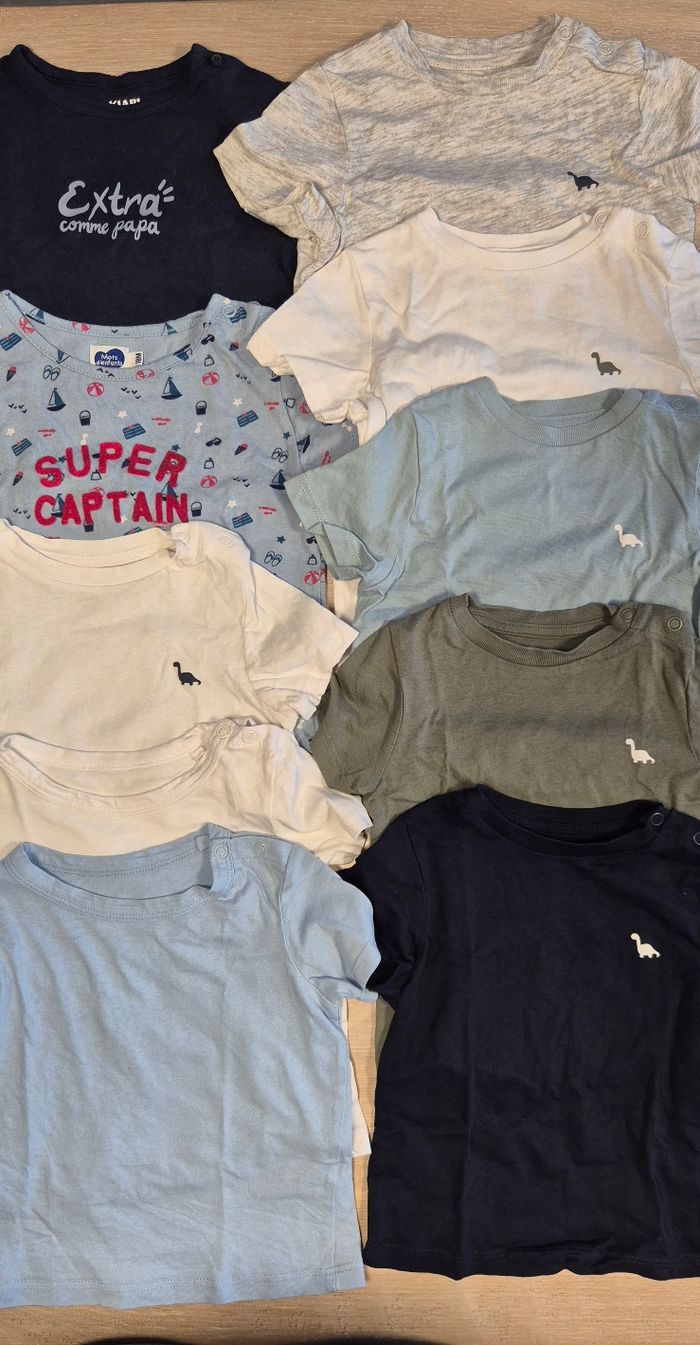 Lot tee-shirts manches courtes