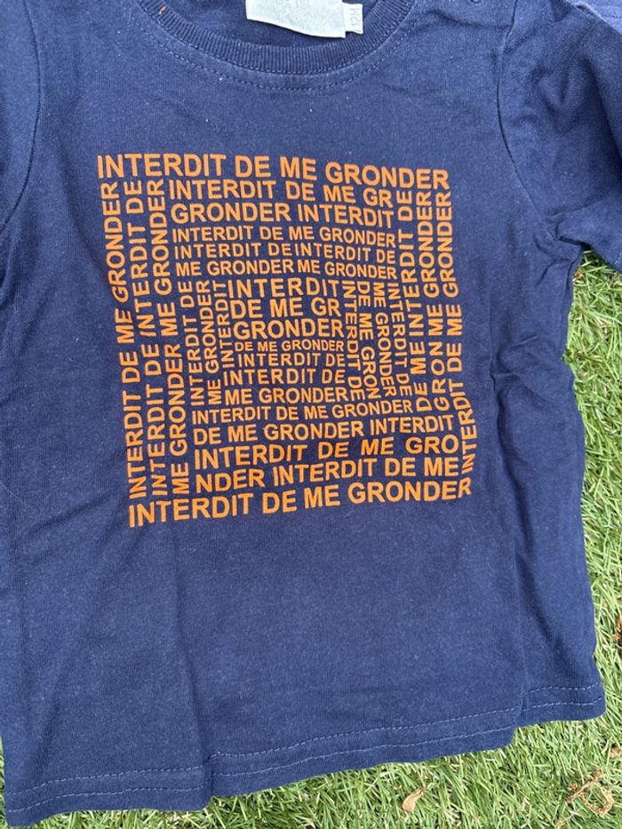 Lot de 4 vêtements Interdit de me Gronder. - photo numéro 5
