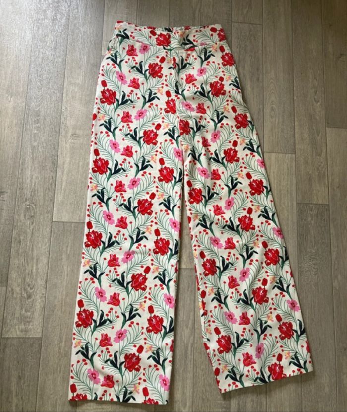 Pantalon fleuri